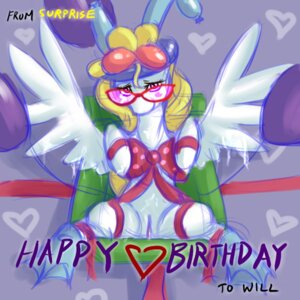 Rating: Explicit Score: 0 Tags: 1:1 balloon balloon_on_head blonde_hair blush bow_(feature) bow_ribbon box chest_bow container cutie_mark e621 equid equine eyewear feathered_wings feathers female feral fur genitals gift_bow glasses hair happy_birthday hasbro heart_between_text heart_symbol hearts_around_body hearts_around_entire_body if_it_fits_i_sits_(meme) in_box in_container inflatable liquid looking_at_viewer mammal meme mlp_g1 modelling_balloon my_little_pony my_little_pony_'n_friends mythological_creature mythological_equine mythology nude object_on_head outline_heart pattern_bow pegasus ponilove pre-g4 purple_eyes ribbons shaped_balloon solo spotted_bow surprise_(pre-g4) swimming_fins text text_with_heart vulva white_body white_feathers white_fur wings User: bunchy7s