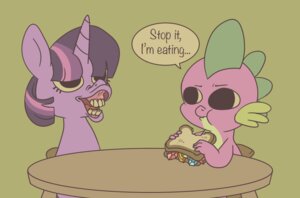 Rating: Questionable Score: 0 Tags: can't_enjoy circustent dialogue dragon duo e621 eating english_text equid equine female feral friendship_is_magic fur gem hair hasbro horn male mammal multicolored_hair my_little_pony mythological_creature mythological_equine mythological_scalie mythology purple_body purple_fur purple_hair scalie spike_(mlp) text twilight_sparkle_(mlp) two_tone_hair unicorn User: bunchy7s