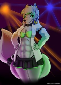 Rating: Questionable Score: 0 Tags: abs absurd_res acethebigbadwolf anthro belt bottomwear breasts canid canine canis claws clothing collar crowd dj_neon e621 ear_piercing electronics female fur green_eyes group headphones hi_res lights mammal piercing rave skirt solo_focus underwear wolf User: bunchy7s