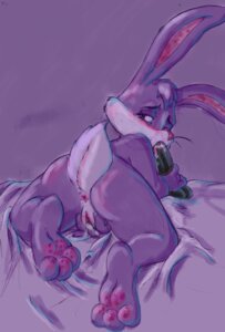 Rating: Explicit Score: 0 Tags: 2011 anthro anus biped bodily_fluids dildo e621 female fingering fingering_self fur genital_fluids genitals lagomorph leporid looking_back lying mammal masturbation nude on_front oral oral_penetration paws penetration purple_body purple_fur purple_theme rabbit sean_blackthorne sex_toy solo toying_self vaginal vaginal_fluids vaginal_masturbation vulva User: bunchy7s