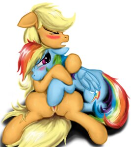 Rating: Explicit Score: 0 Tags: appledash applejack_(mlp) blonde_hair blue_body blue_feathers blue_fur blush bodily_fluids duo e621 earth_pony equid equine eyes_closed feathered_wings feathers female female/female feral fingering friendship_is_magic fur genitals hair half-closed_eyes hasbro hi_res horse hug intraspecies leyanor looking_back mammal multicolored_hair multicolored_tail my_little_pony mythological_creature mythological_equine mythology narrowed_eyes open_mouth pegasus petting pony rainbow_dash_(mlp) rainbow_hair rainbow_tail sex smile spread_legs spreading sweat tail vaginal vaginal_fingering vulva wings User: bunchy7s