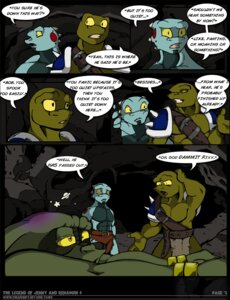 Rating: Safe Score: 0 Tags: 2014 anthro bob_(yawg) comic dialogue e621 english_text group hi_res legend_of_jenny_and_renamon lizard male nintendo reptile rixx_(yawg) scalie sharpclaw_(star_fox) star_fox text yawg User: bunchy7s