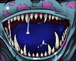 Rating: Safe Score: 0 Tags: ambiguous_gender blue_body blue_skin blue_tongue bodily_fluids close-up digital_media_(artwork) drooling e621 fangs fantasy gremlin markings monster mouth_shot open_mouth purple_markings saliva sharp_teeth solo spots spotted_body spotted_skin teeth tongue unknown_artist User: bunchy7s