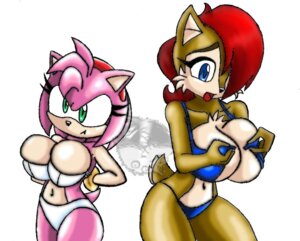 Rating: Questionable Score: 0 Tags: amy_rose anthro archie_comics big_breasts bra breasts brown_body brown_fur bulging_breasts chipmunk clothing duo e621 eulipotyphlan female fur goblinhordestudios ground_squirrel hedgehog huge_breasts mammal pink_body rodent sally_acorn sciurid sega sonic_the_hedgehog_(archie) sonic_the_hedgehog_(comics) sonic_the_hedgehog_(series) struggling_to_fit tight_clothing underwear User: bunchy7s