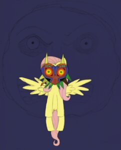 Rating: Safe Score: 0 Tags: crossover e621 equid equine feathered_wings feathers female feral fluttershy_(mlp) friendship_is_magic fur hair hasbro hi_res living_moon majora's_mask majora's_mask_(item) mammal mask moon moon_(tloz) my_little_pony mythological_creature mythological_equine mythology nintendo pegasus pink_hair simple_background solo the_legend_of_zelda toony unknown_artist wings yellow_body yellow_feathers yellow_fur User: bunchy7s