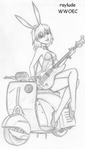 Rating: Questionable Score: 0 Tags: bunnysuit clothing electric_guitar female flcl footwear guitar haruko_haruhara musical_instrument pale_skin raylude rule34 scooter tagme vehicle vespa_(vehicle) wwoec User: bunchy7s