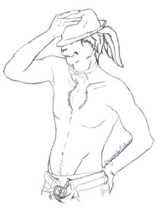 Rating: Questionable Score: 0 Tags: 5_fingers anthro belt black_and_white bow_(feature) bow_tie chest_tuft claws clothed clothing collarbone cyanidesilver e621 fingers fur hair half-length_portrait hand_on_butt hand_on_head hat headgear headwear lagomorph leporid long_ears male mammal monochrome navel portrait rabbit short_hair simple_background sketch smile solo topless trilby tuft white_background User: bunchy7s Rating: Questionable Score: 0 Tags: 5_fingers anthro belt black_and_white bow_(feature) bow_tie chest_tuft claws clothed clothing collarbone cyanidesilver e621 fingers fur hair half-length_portrait hand_on_butt hand_on_head hat headgear headwear lagomorph leporid long_ears male mammal monochrome navel portrait rabbit short_hair simple_background sketch smile solo topless trilby tuft white_background User: bunchy7s
