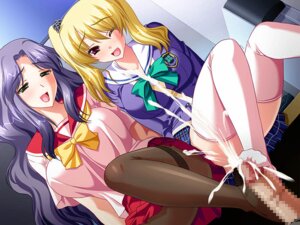 Rating: Explicit Score: 0 Tags: 1boy 2girls blonde_hair blue_hair cum cum_explosion cum_on_body cum_on_feet cum_on_lower_body ejaculation feet female femdom game_cg green_eyes job kinmedai_pink kitaooji_rin kobayakawa_honoka legwear long_hair male manin_densha_2 pantyhose penis red_eyes rule34 school_uniform seifuku stockings teamwork thighband_pantyhose thighhighs uniform wink User: bunchy7s