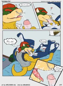 Rating: Explicit Score: 0 Tags: anthro anus balls bandai blush bowser_koopa_junior_(roommates) close-up comic couple cum cum_in_mouth cum_inside cumshot digimon dreamous_(writer) duo feet fellatio flamedramon furry furry_only gay giancarlo_rosato hi_res horn koopa male male/male male_only mario_(series) muscles nintendo nude oral oral_sex orgasm paws penis raised_tail roommates_(comic) rule34 scalie sex simple_background spelunker_sal straight_hair tail yaoi User: bunchy7s