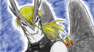 Rating: Safe Score: 0 Tags: anthro blonde_hair coochan dragon e621 feathered_dragon feathered_scalie feathered_wings feathers hair legendz looking_at_viewer male mythological_creature mythological_scalie mythology ranshiin scalie solo wings User: bunchy7s
