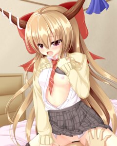 Rating: Explicit Score: 0 Tags: blonde_hair blush bow censored female hairbow high_resolution horns long_hair male necktie nipples purple_eyes pussy rule34 sex skirt straight suika_ibuki tears touhou vaginal_penetration yoye_(pastel_white) User: bunchy7s