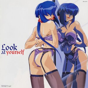 Rating: Explicit Score: 0 Tags: 1girls 90s android ass big_breasts blue_hair breasts cleavage corset curvaceous earrings female garter_belt garter_straps hair_over_eyes kotobuki_tsukasa large_breasts light-skinned_female light_skin lingerie lipstick long_hair luchs mirror official_art panties panties_over_garter_belt rule34 saber_marionette_j solo text thick_thighs thighhighs wide_hips User: bunchy7s