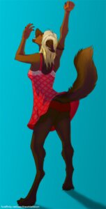 Rating: Safe Score: 0 Tags: 2012 anthro biped blonde_hair blue_background bottomwear boy_shorts breasts brown_body brown_fur brown_tail butt canid canine canis claws clothed clothing clothing_lift digital_media_(artwork) dirtybird domestic_dog dress dress_lift e621 eyes_closed fangs female fully_clothed fur german_shepherd gown hair herding_dog lace lisa_(lisa87) mammal nightgown open_mouth panties panty_shot pastoral_dog raised_tail rear_view red_bottomwear red_clothing red_topwear simple_background solo standing stretching tail tail_under_skirt tail_upskirt teeth tongue topwear underwear upskirt yawn User: bunchy7s