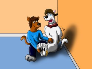 Rating: Questionable Score: 0 Tags: 4:3 anthro bdsm bodily_fluids bottomwear bound brown_body brown_fur canid canine canis clothing domestic_dog duo e621 feet fur hands_tied hi_res hindpaw legs_tied long_sleeve_shirt male mammal nude pants paws poltickle tail tears tickle_torture tickling white_body white_fur User: bunchy7s
