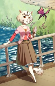 Rating: Safe Score: 0 Tags: 2013 anthro arthropod belt bottomwear bovid bridge butterfly caprine clothing collarbone dessert e621 ear_piercing female fluffy fluffy_tail food fur gusana hair hi_res hooves horn ice_cream insect lepidopteran mammal midi_skirt orange_eyes piercing river short_hair skirt smile solo tail vanilla_(gusana) User: bunchy7s