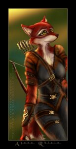 Rating: Safe Score: 0 Tags: 2006 anthro archer armor arrow_(weapon) ayana_rhiain biped black_border blurred_background border bow_(weapon) breasts canid canine character_name cheek_tuft clothed clothing countershade_face countershade_fur countershade_neck countershade_torso countershading dipstick_tail e621 eyebrows eyelashes facial_tuft female fingers fluffy fluffy_tail fox fully_clothed fur green_eyes inner_ear_fluff leona_windrider looking_up mammal markings medium_breasts portrait quiver_(object) ranged_weapon red_body red_fur red_tail shaded solo tail tail_markings text three-quarter_portrait three-quarter_view tuft url weapon white_body white_countershading white_fur white_inner_ear white_inner_ear_fluff white_tail User: bunchy7s