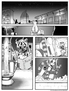 Rating: Safe Score: 0 Tags: abluedeer anthro asphyxia_lemieux chaosie comic domestic_cat e621 eyewear felid feline felis female glasses greyscale halo hi_res mammal mephitid monochrome skunk User: bunchy7s