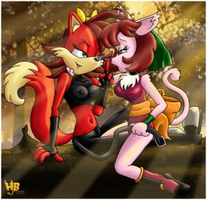 Rating: Questionable Score: 0 Tags: anthro archie_comics bdsm_gear boots breasts canid canine clawdia_dia clothing covered_nipples crossover cuddling detailed_background domestic_cat duo e621 erect_nipples felid feline felis female female/female fighting_foodons fiona_fox footwear forest fox fur hentai_boy_(artist) leather leotard log mammal nature naughty_face nipple_outline nipples open_mouth outside pink_body pink_fur plant red_body red_fur seductive sega shoes smile sonic_the_hedgehog_(archie) sonic_the_hedgehog_(comics) sonic_the_hedgehog_(series) tail tree wood User: bunchy7s