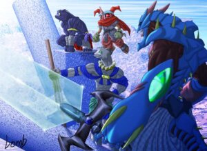 Rating: Safe Score: 0 Tags: 3d_(artwork) 3d_background abs all_fours anthro arm_wraps armband armor black_body black_fur bomb_(artist) claws clothed clothing detailed digital_media_(artwork) e621 feet felid flying foot_wraps fur grey_body grey_fur group holding_melee_weapon holding_object holding_sword holding_weapon horn male mammal melee_weapon mixed_media muscular muscular_male red_eyes scarf staff standing sword toony topless translucent weapon wraps User: bunchy7s