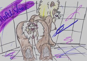 Rating: Explicit Score: 0 Tags: all_fours anal anal_penetration anal_vore anthro anus bear blonde_hair breasts brown_body brown_fur butt canid canine canis cigarette colored_sketch crayon_(artwork) duo e621 female fur genitals hair mammal marker_(artwork) micro mixed_media nipples nude penetration sketch smoking solo_focus traditional_media_(artwork) vore vulva wolf wulfy1993 User: bunchy7s