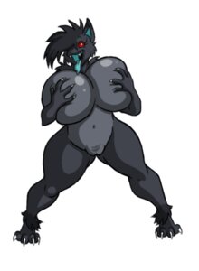Rating: Explicit Score: 0 Tags: anthro big_breasts breasts canid canine canis cool_colors e621 female genitals lordstevie mammal nude overweight overweight_anthro overweight_female red_eyes simple_background slightly_chubby solo vulva white_background wolf User: bunchy7s