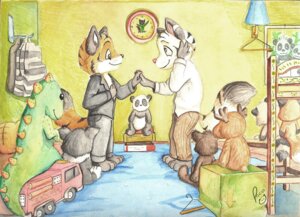 Rating: Safe Score: 0 Tags: 2013 anthro bear book canid canine clock deer dinosaur duo e621 felid fox giant_panda hand_holding hybrid kory_cooper male male/male mammal moose new_world_deer painting_(artwork) pandapaco pantherine prehistoric_species procyonid raccoon reptile scalie smile tiger toy traditional_media_(artwork) traditional_painting_(artwork) traditional_watercolor_(artwork) watercolor_(artwork) wedding young young_anthro zeke_cooper User: bunchy7s