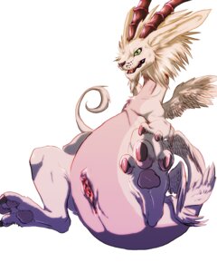 Rating: Explicit Score: 0 Tags: 4:5 animal_genitalia bandai_namco cloaca digimon digimon_(species) e621 feathered_wings feathers felid female feral genitals green_eyes horn legs_up magnadramon mammal open_mouth reclining saiori semi-anthro solo spread_legs spreading tail tailbutt thick_tail wings User: bunchy7s