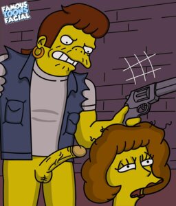 Rating: Explicit Score: 0 Tags: 20th_century_studios accurate_art_style balls color famous-toons-facial female foreskin glans gun human male maude_flanders night outdoors penis pistol pistol_whip retracted_foreskin rule34 snake_jailbird straight testicles the_simpsons uncircumcised uncut violence weapon yellow_body yellow_skin User: bunchy7s