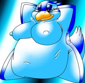 Rating: Questionable Score: 0 Tags: anthro avian beak big_breasts biped bird blue_body blue_eyes blue_theme breasts cool_colors e621 female half-closed_eyes huge_breasts kneeling narrowed_eyes navel nipples non-mammal_breasts non-mammal_nipples obese obese_anthro obese_female overweight overweight_anthro overweight_female penguin silverhammerbro solo User: bunchy7s