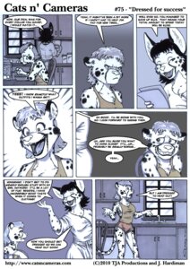 Rating: Safe Score: 0 Tags: anthro cats_n'_cameras cheetah comic dialogue domestic_cat duo e621 english_text felid feline felis female james_m_hardiman mammal manila_doyle marker_(artwork) mature_anthro mature_female mixed_media pen_(artwork) restricted_palette sarina_doyle tail text traditional_media_(artwork) url User: bunchy7s
