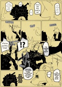 Rating: Safe Score: 0 Tags: anthro canid canine canis comic e621 english_text felid female fur group hair human kemono lila_(kashiwagi_aki) lion male mammal pantherine saitou_(yakantuzura) scissors short_hair text translated wolf yakantuzura young zinovy User: bunchy7s