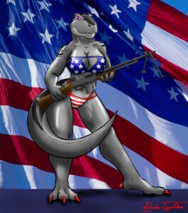 Rating: Safe Score: 0 Tags: american_flag american_flag_bikini anthro bar bikini breasts cleavage clothed clothing dinosaur drake_tigerclaw e621 female flag flag_background flag_bikini flag_clothing flag_print flag_swimwear gun hi_res non-mammal_breasts prehistoric_species print_bikini print_clothing print_swimwear ranged_weapon reptile rifle saurischian scalie simple_background skimpy solo swimwear tail theropod two-piece_swimsuit tyrannosaurid tyrannosauroid tyrannosaurus tyrannosaurus_rex united_states_of_america vasha_vinodragova weapon User: bunchy7s Rating: Safe Score: 0 Tags: american_flag american_flag_bikini anthro bar bikini breasts cleavage clothed clothing dinosaur drake_tigerclaw e621 female flag flag_background flag_bikini flag_clothing flag_print flag_swimwear gun hi_res non-mammal_breasts prehistoric_species print_bikini print_clothing print_swimwear ranged_weapon reptile rifle saurischian scalie simple_background skimpy solo swimwear tail theropod two-piece_swimsuit tyrannosaurid tyrannosauroid tyrannosaurus tyrannosaurus_rex united_states_of_america vasha_vinodragova weapon User: bunchy7s