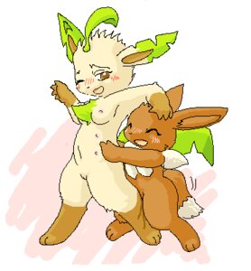 Rating: Explicit Score: 0 Tags: anthro anthrofied blush bodily_fluids breasts brown_eyes canid canine canopus335 digital_media_(artwork) duo e621 eevee eeveelution female female/female fur generation_1_pokemon generation_4_pokemon genital_fluids genitals leaf leaf_tail leafeon low_res mammal multi_nipple nintendo nipples nude oekaki open_mouth pokemon pokemon_(species) pokemorph simple_background smile standing tail vaginal_fluids vulva User: bunchy7s
