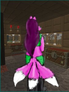 Rating: Safe Score: 0 Tags: 2012 3:4 ambiguous_gender anthro butt canid canine clothed clothing de_leon dipstick_tail e621 female fox fox5324 fur gira hair long_hair mammal markings mat megagirl567 microsoft minecraft mojang pink_body pink_fur purple_hair shirt sketch skimpy solo tail tail_markings topwear xbox_game_studios User: bunchy7s
