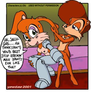 Rating: Explicit Score: 0 Tags: 2001 2girls 4_fingers anthro archie_comics bed bedroom_eyes bending_ear blue_eyes breasts brown_fur bunnie_rabbot bunny chipmunk crossing_legs cybernetic_arm cybernetic_legs english_text female female_only furry green_eyes hand_on_leg mattress multiple_females multiple_girls nipples orange_fur peach_fur purple_highlights rabbit rodent rule34 sally_acorn sega sitting sonic_(series) sonic_satam sonic_the_hedgehog_(archie) sonic_the_hedgehog_(comics) sonic_the_hedgehog_(series) squirrel straight_hair tan_fur whiskers yewdee User: bunchy7s
