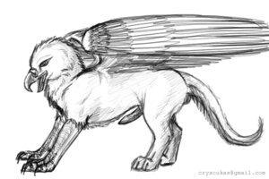Rating: Explicit Score: 0 Tags: avian beak crysoukas e621 erection feathered_wings feathers feral genitals greyscale gryphon line_art male monochrome mythological_avian mythological_creature mythology nude penis simple_background sketch solo tail white_background wings User: bunchy7s