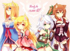 Rating: Safe Score: 0 Tags: accessory akane_futaba animal_humanoid aoi_futaba bare_shoulders black_clothing black_legwear blonde_hair blue_eyes blush bottomwear bow_(feature) bow_accessory bow_ribbon breasts brown_hair canid canid_humanoid canine canine_humanoid cleavage clothed clothing e621 female fox fox_humanoid green_eyes group hair hair_accessory hair_bow hair_ribbon heart_symbol hi_res humanoid legwear long_hair mammal mammal_humanoid naomi_(sekai_no_hate_no_kissaten) neko_(naomi) plaid red_eyes ribbons skirt smile thigh_highs white_clothing white_hair white_legwear yellow_eyes User: bunchy7s