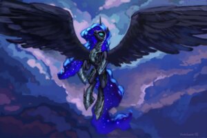 Rating: Safe Score: 0 Tags: 2012 absurd_res armor black_body black_feathers blue_eyes blue_hair e621 equid equine feathered_wings feathers female feral friendship_is_magic hair hasbro headgear helmet hi_res horn long_hair mammal my_little_pony mythological_creature mythological_equine mythology nightmare_moon_(mlp) princess royalty solo tail vombavr winged_unicorn wings User: bunchy7s