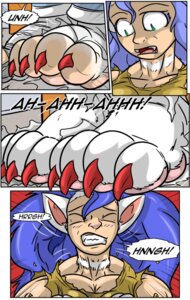 Rating: Safe Score: 0 Tags: animal_feet animal_humanoid black-rat capcom claws clothing comic darkstalkers domestic_cat e621 feet felicia_(darkstalkers) felid feline felis female footwear fur hindpaw humanoid legwear mammal muscular muscular_female muscular_humanoid pawpads paws pyron_(darkstalkers) shirt socks solo teeth tf_into_fictional_character topwear torn_clothing transformation User: bunchy7s