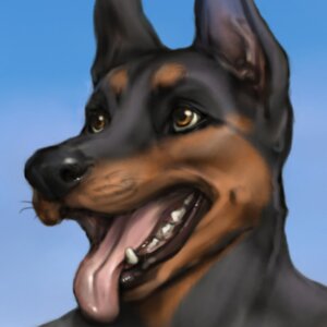 Rating: Safe Score: 0 Tags: 1:1 2012 anakuro anthro black_nose breath brown_eyes canid canine canis digital_media_(artwork) dobermann domestic_dog e621 happy icon low_res male mammal open_mouth panting pinscher smile solo teeth tongue tongue_out whiskers User: bunchy7s