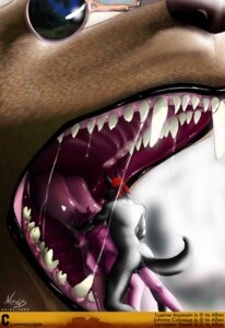 Rating: Explicit Score: 0 Tags: ambiguous_gender anthro body_in_mouth canid canine canis clothing dominant duo e621 extreme_size_difference eyewear fangs female gaping_mouth glasses gums imminent_vore johnny_colossus kerchief larger_ambiguous lavender_steele lupine_assassin male male/female mammal mouth_shot nexus open_mouth palate sex size_difference smaller_female smaller_male tail teeth tongue wolf User: bunchy7s