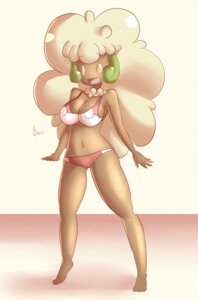 Rating: Questionable Score: 0 Tags: 2013 5_fingers big_breasts biped blush bovid bra breasts brown_body brown_fur brown_skin camel_toe caprine cleavage clothed clothing compression_artifacts curved_horn dark_body dark_skin digital_drawing_(artwork) digital_media_(artwork) e621 elemental_creature feet female fingers flora_fauna front_view full-length_portrait fur generation_5_pokemon green_horn hair happy horn humanoid humanoid_hands looking_at_viewer mammal miiyauwu navel nintendo one_eye_closed open_mouth open_smile orange_eyes panties plant pokemon pokemon_(species) pokemorph portrait shadow slim small_waist smile solo standing tan_body tan_fur tiptoes tongue underwear whimsicott wink wool_(fur) User: bunchy7s