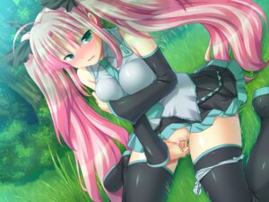 Rating: Explicit Score: 0 Tags: 1girl between_breasts blush boots breasts c-cube cosplay detached_sleeves female female_masturbation game_cg grass green_eyes hatsune_miku hatsune_miku_(cosplay) long_hair masturbation necktie outdoors panties panties_around_one_leg pink_hair ppph pussy pussy_juice rule34 sitting skirt solo striped striped_panties sweat tennousu_airu thigh_boots thighhighs tie tied_hair twintails underwear very_long_hair vocaloid wariza User: bunchy7s