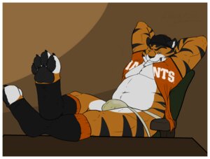 Rating: Questionable Score: 0 Tags: 2013 4_toes amwulf anthro biceps big_muscles biped border chair clothed clothing crossed_legs e621 feet felid footwear fur furniture grin hands_behind_head hat headgear headwear jockstrap legwear male mammal markings muscular muscular_anthro muscular_male nekomon open_clothing open_shirt open_topwear pantherine pecs shirt sitting smile socks solo stripes tiger toes topwear underwear white_border User: bunchy7s Rating: Questionable Score: 0 Tags: 2013 4_toes amwulf anthro biceps big_muscles biped border chair clothed clothing crossed_legs e621 feet felid footwear fur furniture grin hands_behind_head hat headgear headwear jockstrap legwear male mammal markings muscular muscular_anthro muscular_male nekomon open_clothing open_shirt open_topwear pantherine pecs shirt sitting smile socks solo stripes tiger toes topwear underwear white_border User: bunchy7s