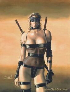 Rating: Explicit Score: 0 Tags: blindfold bondage brown_hair color curly_hair female rule34 weapon User: bunchy7s