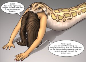 Rating: Questionable Score: 0 Tags: abdominal_bulge brown_body brown_hair brown_scales carnivore_cafe clothed clothing comic dialogue digital_media_(artwork) duo e621 educational english_text female female_prey feral feral_pred grey_background hair human human_prey male male_pred mammal markings neck_bulge nude oral_vore pd_(artist) reptile scales scalie simple_background snake spots spotted_body spotted_scales swallowing text topless unhinged_jaw vore what what_has_science_done white_body white_scales willing_pred willing_prey User: bunchy7s