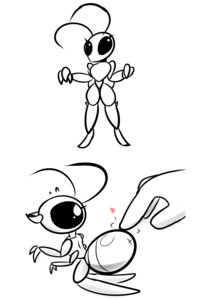 Rating: Questionable Score: 0 Tags: ant arthropod arthropod_abdomen black_and_white digital_drawing_(artwork) digital_media_(artwork) duo e621 female feral heart_symbol hymenopteran insect mark_m monochrome solo_focus spot_color User: bunchy7s