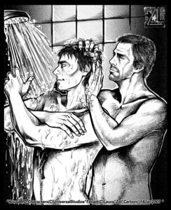 Rating: Explicit Score: 0 Tags: 2boys actor artist_request caucasian caucasian_male celebrity gay gregory_house house_(series) hugh_laurie in_character james_wilson male male_only muscles muscular muscular_male robert_sean_leonard rubbing rule34 scrubbing shampoo shower showering soap soap_bubbles water yaoi User: bunchy7s
