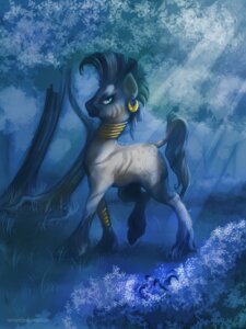 Rating: Safe Score: 0 Tags: 2012 3:4 bracelet e621 ear_piercing equid equine female feral friendship_is_magic hasbro hi_res hooves jewelry mammal my_little_pony necklace piercing plant poison_joke quadruped rem-jericho solo stripes tail tree wood zebra zecora_(mlp) User: bunchy7s