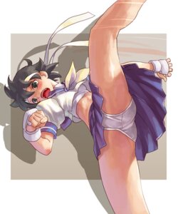 Rating: Explicit Score: 0 Tags: bandana blush breasts brown_eyes brown_hair buruma capcom female fingerless_gloves gloves headband high_kick katahira_masashi kick kicking knees legs midriff miniskirt navel neckerchief necktie oppai panchira panties pantyshot rule34 sailor_crest sakura_kasugano school_uniform serafuku shirt short_hair skirt street_fighter street_fighter_alpha street_fighter_alpha_2 tights underwear white_panties User: bunchy7s